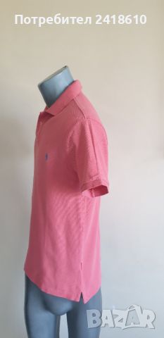 POLO Ralph Lauren Pique Cotton Slim Fit Mens Size M ОРИГИНАЛ! Мъжка Тениска!, снимка 4 - Тениски - 45783017