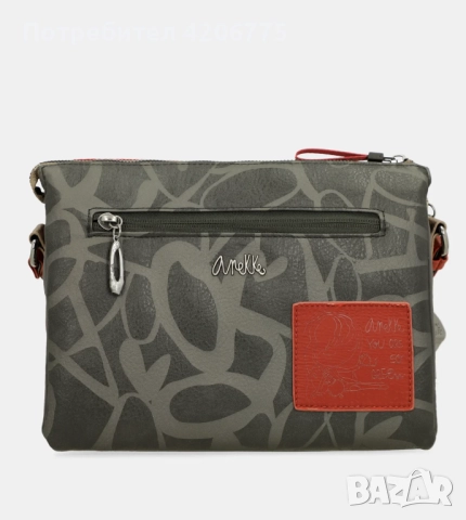 Anekke дамска чанта цвят бордо., снимка 3 - Чанти - 52237495