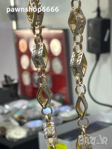 Златен синджир 14 карата 18,77 грама , снимка 8 - Колиета, медальони, синджири - 53256573