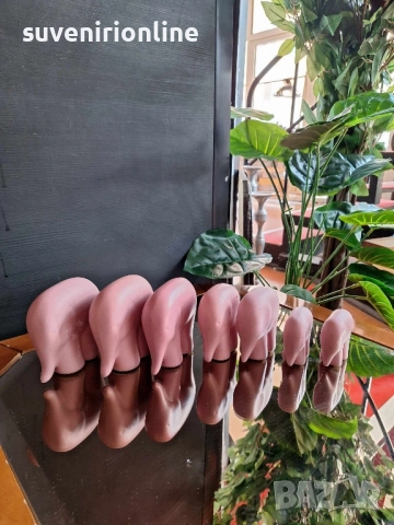 комплект порцеланови слончета - 7 броя, снимка 1