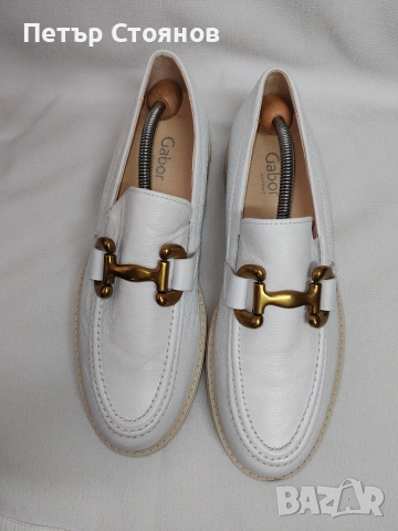 Страхотни дамски обувки от естествена кожа GABOR №42, снимка 4 - Дамски ежедневни обувки - 53720681