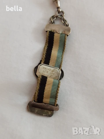 Сребърен медал ,др .студентско братство ,800 проба ,инициали , снимка 2 - Антикварни и старинни предмети - 50840784