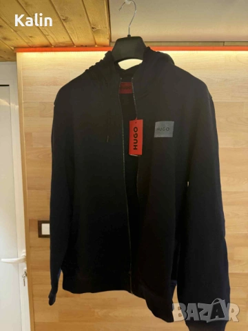 Оригинален суитшърт HUGO 🏷️✨, снимка 3 - Спортни дрехи, екипи - 53668638
