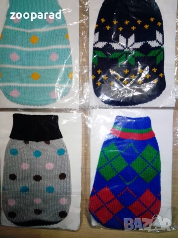 Пуловери за дребни породи кученца различни размери 7лв, снимка 3 - За кучета - 52438146