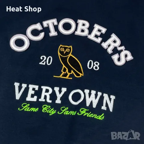 Унисекс блуза  Roots October Very Own OVO Long Sleeve Spellout Logo Shirt, снимка 2 - Блузи - 49584691