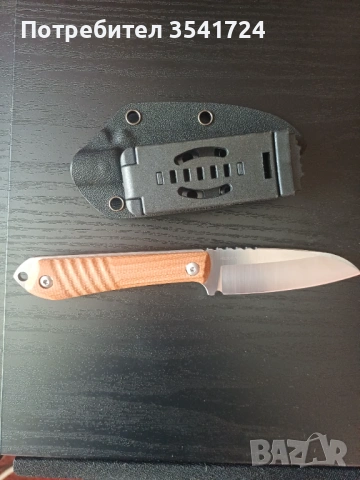 Нов нож стомана Sandvik 14С28N , снимка 2 - Ножове - 53657836