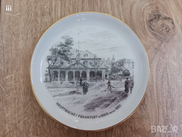 Порцеланова чинийка - колекционерска чиния - немски порцелан, снимка 2 - Други ценни предмети - 50327936