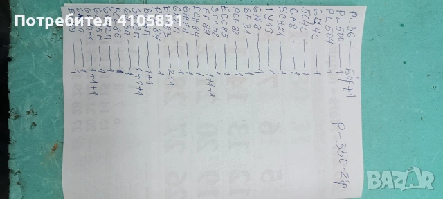 радио лампи със списък, снимка 2 - Радиокасетофони, транзистори - 54157781