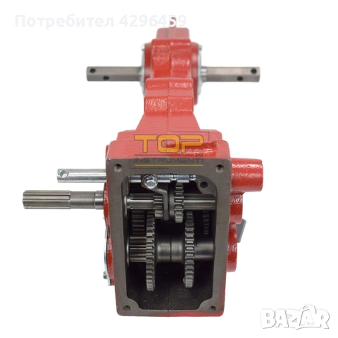 Редуктор за мотофреза 3 скорости, чугунен за двигатели 5.5-7.5 конски сили, снимка 3 - Градинска техника - 53618889