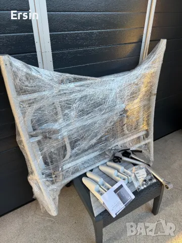 Оригинална стойка за 2 велосипеда  За Кемпер KNAUS SUN-TI05 Цвят : Бял  (чисто нов)  , снимка 14 - Къмпинг мебели - 50075407