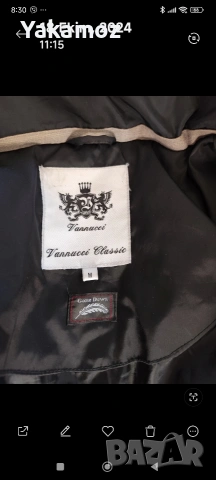 мъжко пухено яке Vannucci , снимка 3 - Якета - 53247832