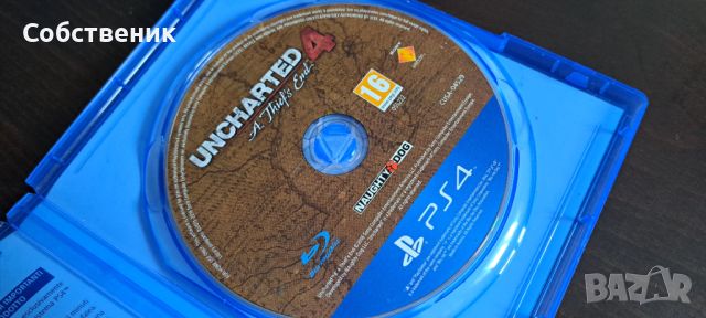 ps4 game uncharted 4 игра на диск sony playstation , снимка 4 - Игри за PlayStation - 46139519