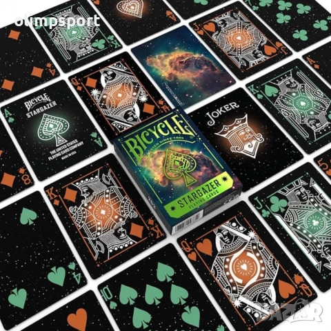 Карти за игра Bicycle Stargazer 203 нови, снимка 4 - Карти за игра - 52152776