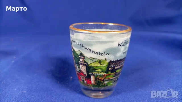 Малки шотчета за концентрат, картинки, колекционерски, златен кант, снимка 4 - Колекции - 50203787