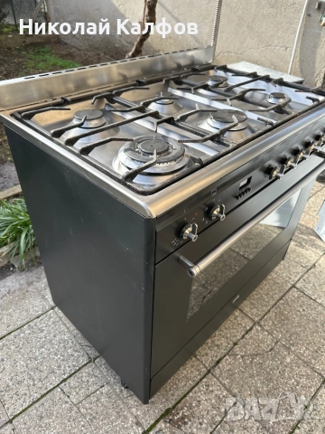 Комбинирана професионална готварска печка Смег/Smeg , снимка 5 - Печки, фурни - 52925374