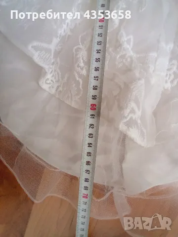 Нова 110см шаферска рокля, снимка 11 - Детски рокли и поли - 50223525