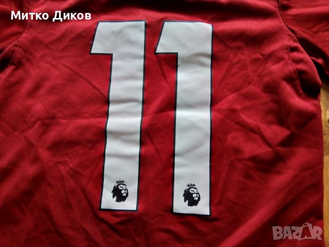 Ливърпул футболна тениска маркова на Ню Баланс №11 Мохамед Салах размер 154см 11-13 год, снимка 7 - Футбол - 45425249