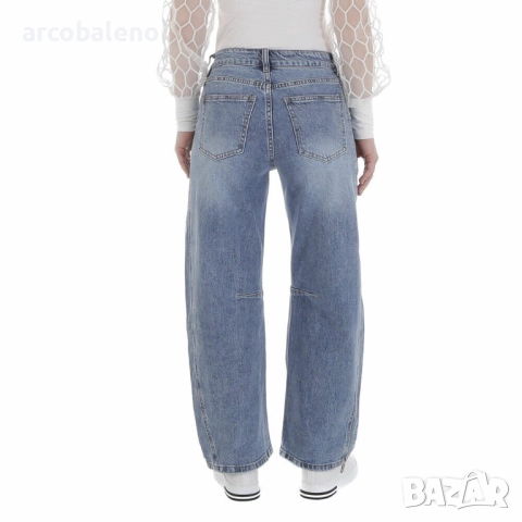 Дамски дънки с висока талия , снимка 8 - Дънки - 51946715