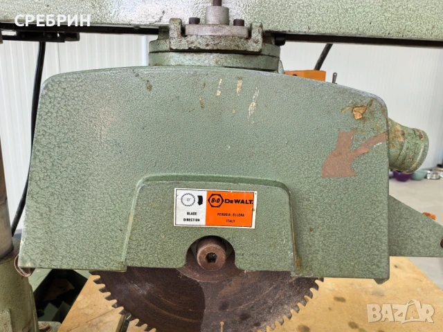 В наличност италианска радиална пендула DEWALT на 1000 мм мотор 3 кв, макс диск 350 мм., снимка 8 - Други машини и части - 50989778