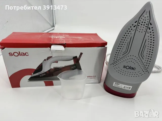 Чисто нова парна ютия SOLAC 2800w, снимка 1