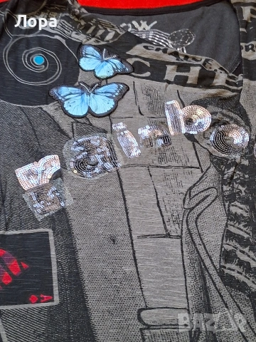 Дамска блуза Desigual , снимка 4 - Блузи с дълъг ръкав и пуловери - 53592376