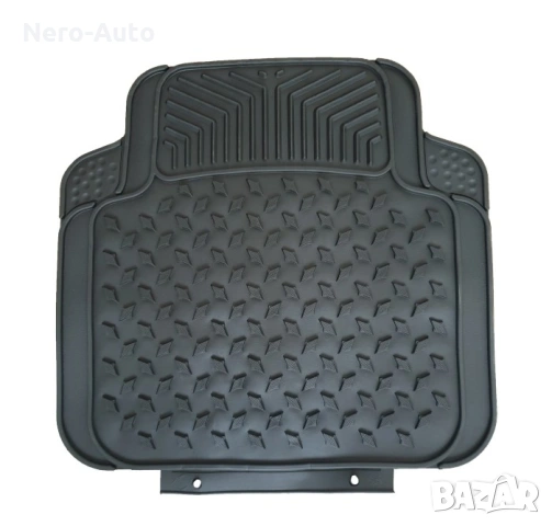 Гумени стелки с мокет универсални черни 4бр/к-т, снимка 3 - Аксесоари и консумативи - 53406024