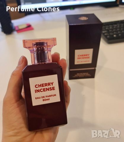 Унисекс Парфюм ◇Cherry Incense 80ml EDP By Fragrance World*  Вдъхновен от Tom Ford Cherry Smoke, снимка 6 - Унисекс парфюми - 46080026