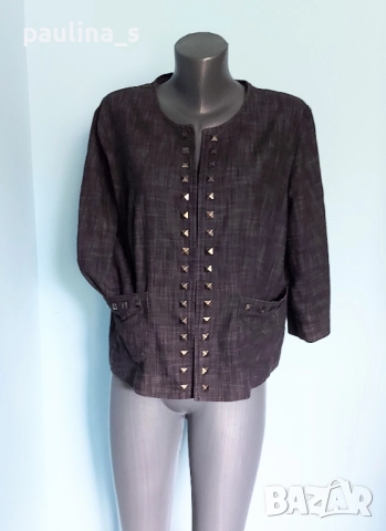 Три различни броя / Дамско марково дънково яке / голям размер , снимка 4 - Якета - 51465019