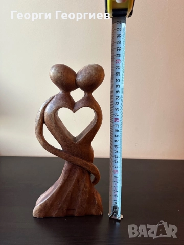 Прекрасна дървена статуетка, снимка 2 - Статуетки - 52405042