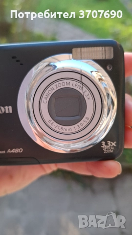 Компактен дигитален фотоапарат Canon PowerShot A480, 10MP, 3.3 оптичен зум., снимка 9 - Фотоапарати - 52525863