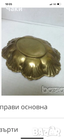 Месинг панери и свещник, снимка 2 - Декорация за дома - 53512432