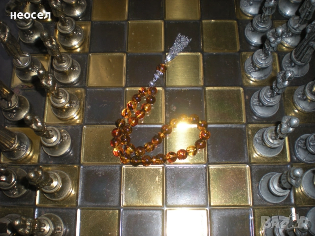 Кехлибарена броеница от балтийски кехлибар, снимка 4 - Други - 49611052