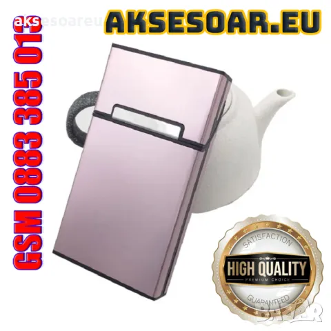 Нова Алуминиева табакера кутия Слим за тънки цигари мурати слим Murati slim контейнер за съхранение , снимка 10 - Табакери - 50223336