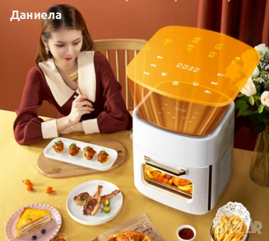 Трислоен Еър Фраеър със страхотно голям капацитет, снимка 3 - Фритюрници - 51964763