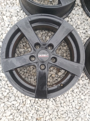 5x112..15.цола..6j. ET43 Dezent подходящи за VW golf, снимка 4 - Гуми и джанти - 51940144