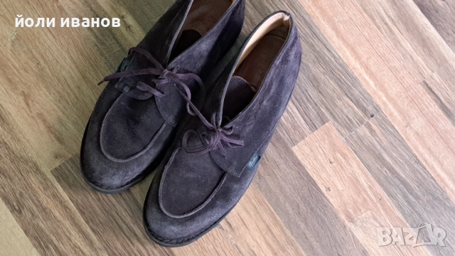 Paraboot-френски ретро шити кожени обувки 44 номер, снимка 10 - Маратонки - 52974402