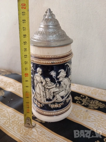 порцеланова чаша с метален капак, снимка 2 - Други ценни предмети - 53752828