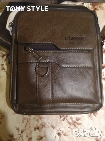 Classic Оригинал Нова Мъжка Кожена Чанта , снимка 2 - Чанти - 53435168