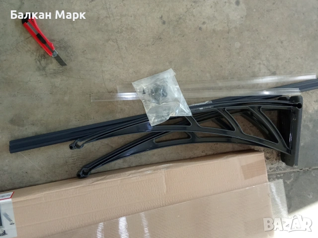 Козирка за врата Solid Elements Apus (120x80 см), снимка 2 - Други стоки за дома - 53800426