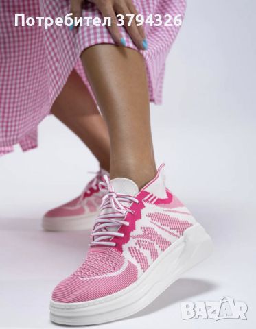 Дамска модерни обувки MAGZA❤️ текстилни кецове"Пролет-лято" , снимка 7 - Кецове - 45716756