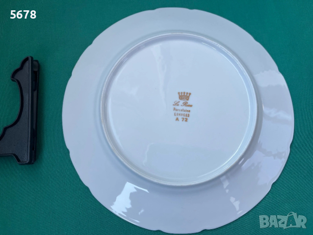 Порцеланова чиния Limoges, снимка 4 - Други ценни предмети - 53821997