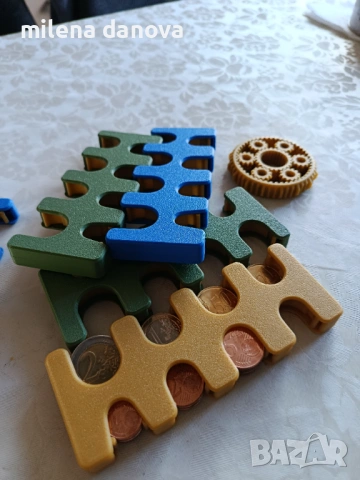 Органайзер за Евро Монети 