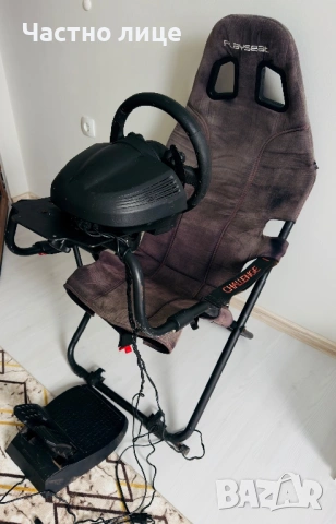 Симулатор / седалка, волан и педали Trustmaster 