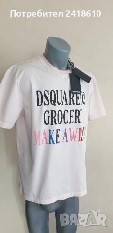 DSQUARED2 Made In Italy Mens Size M НОВО! ОРИГИНАЛ! Мъжка Тениска!, снимка 2 - Тениски - 53758933