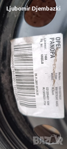 Резервна гума / Патерица Opel, снимка 6 - Гуми и джанти - 52983568