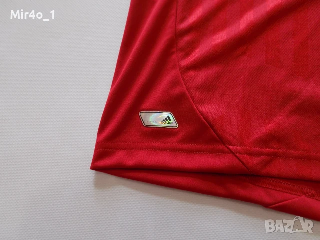 футболна тениска denmark adidas дания адидас екип блуза фанела оригинална спортна мъжка S, снимка 5 - Спортни дрехи, екипи - 50751449