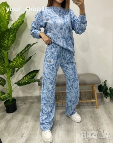 2 цвята екип Alo варен памук с нежни камъчета , снимка 5 - Спортни екипи - 51751384