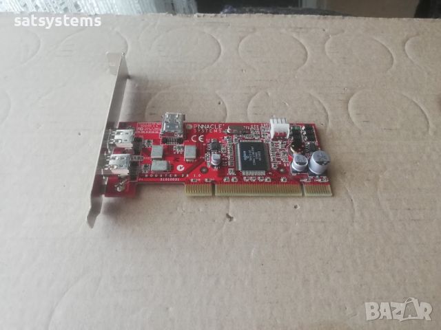 PCI 3-Port 1394 FireWire Adapter Card Pinnacle Booster 2B v1.0, снимка 10 - Други - 46459321