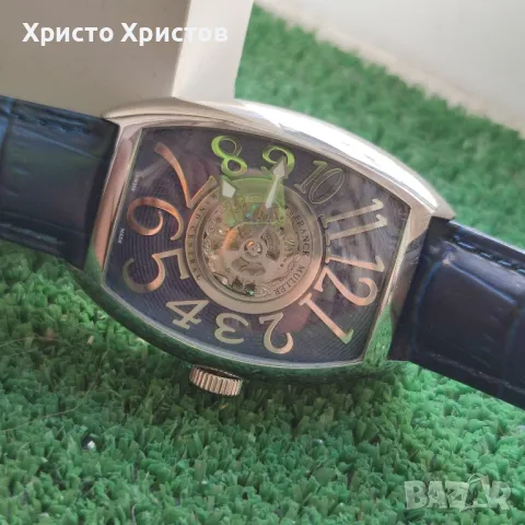 Мъжки луксозен часовник FRANCK MULLER GRAND CENTRAL , снимка 2 - Мъжки - 46884324