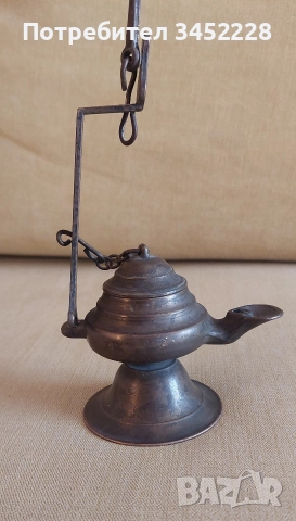 лампа маслена месинг ретро за колекционери , снимка 7 - Антикварни и старинни предмети - 52802968
